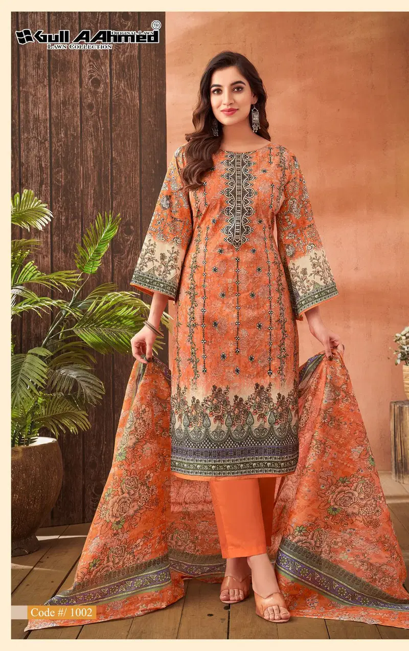 Zara By Gull A Ahmed Lawn Cotton Dress Material Wholesale Shop In Surat
